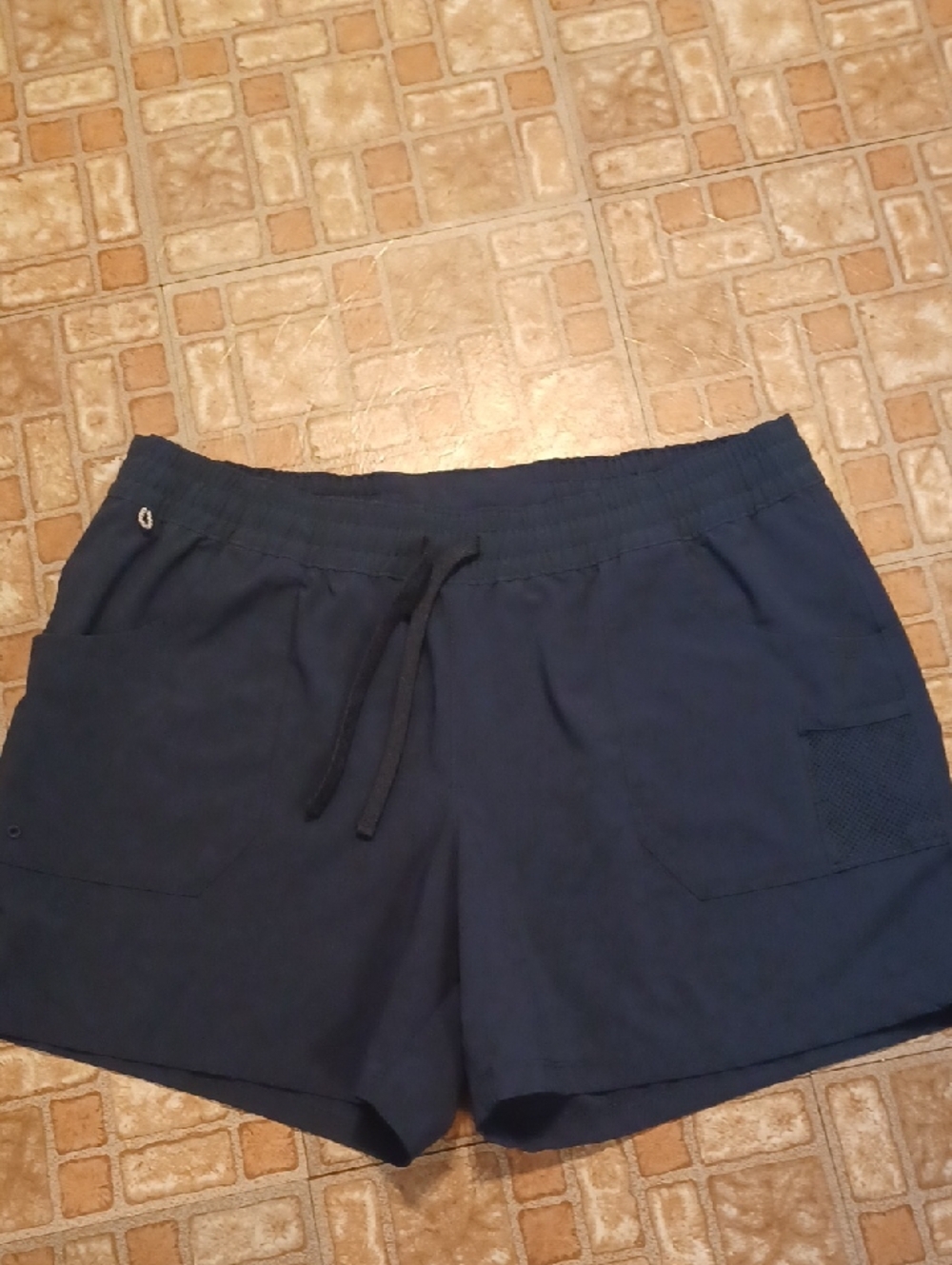 Columbia Navy Athletic Drawstring Women’s Shorts PfG size Xlarge